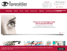 Tablet Screenshot of ogonpraktiken.se